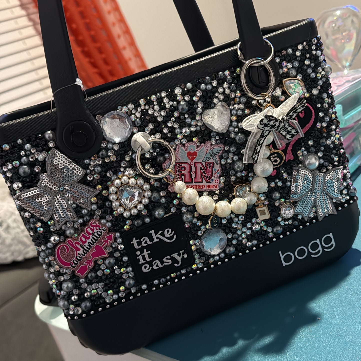 Custom Bling Bogg Bag-Baby (Medium)