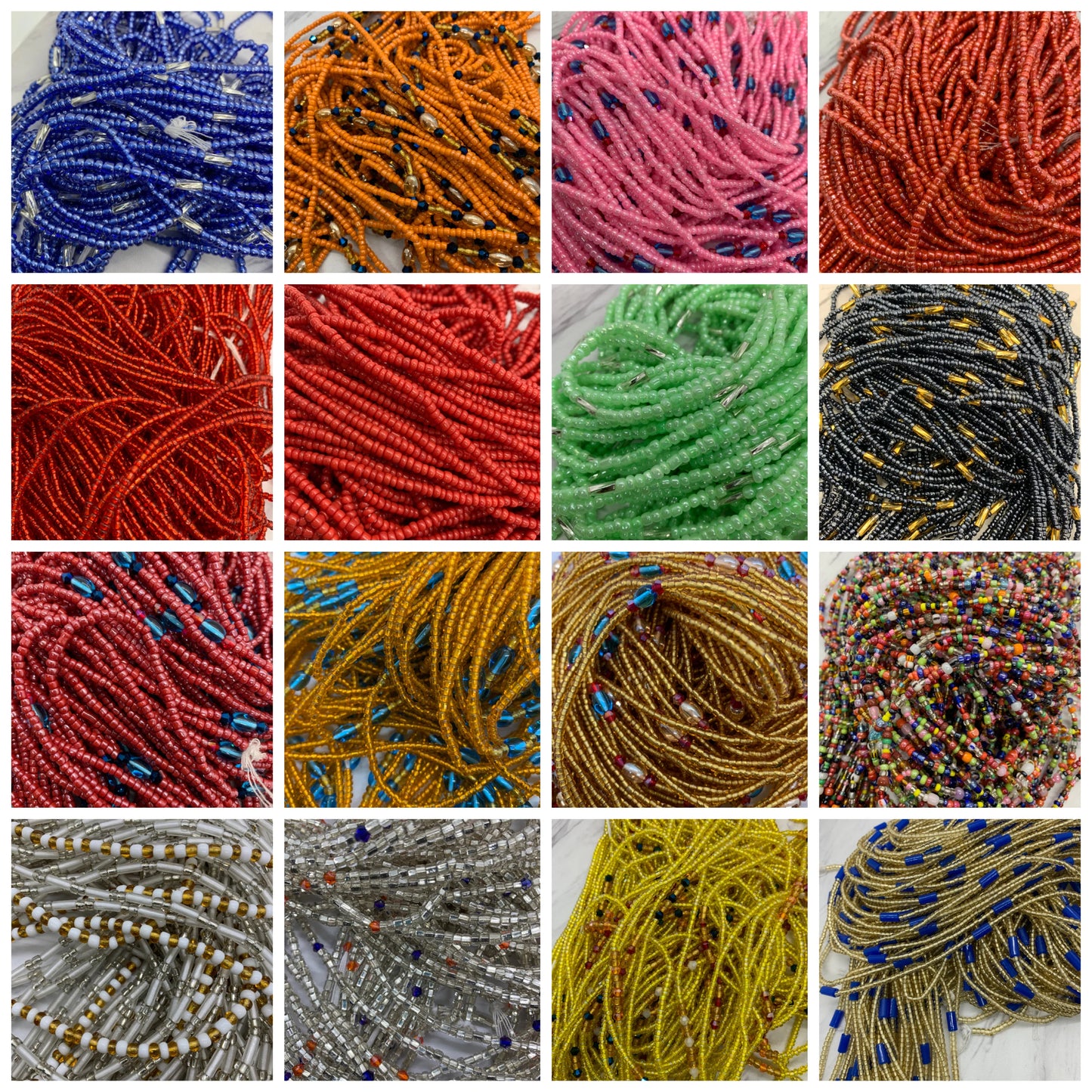 Authentic African Waist beads From (Togo, Mali, Senegal Ghana, Burkina Faso)