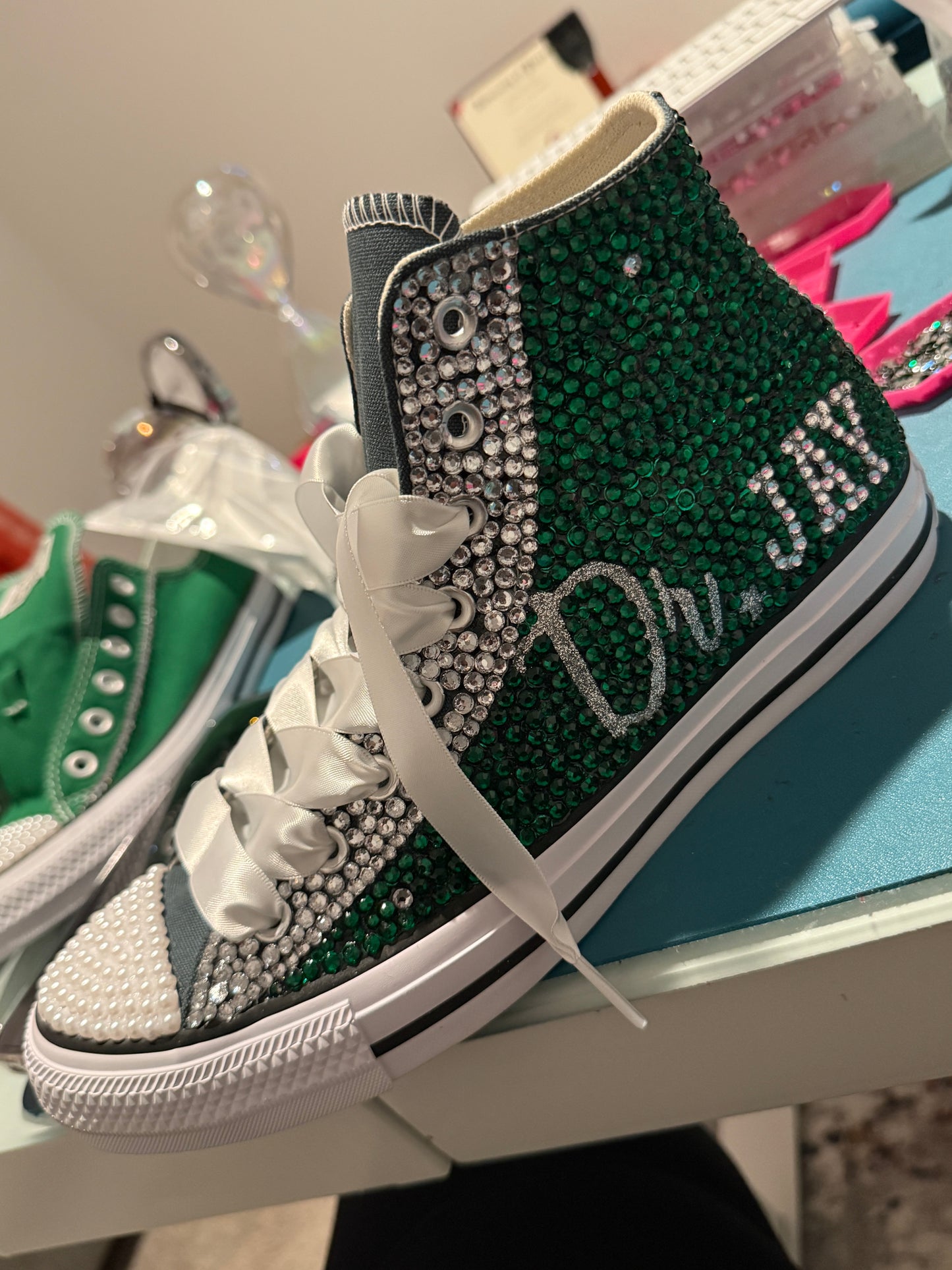 High Top Bling Converse