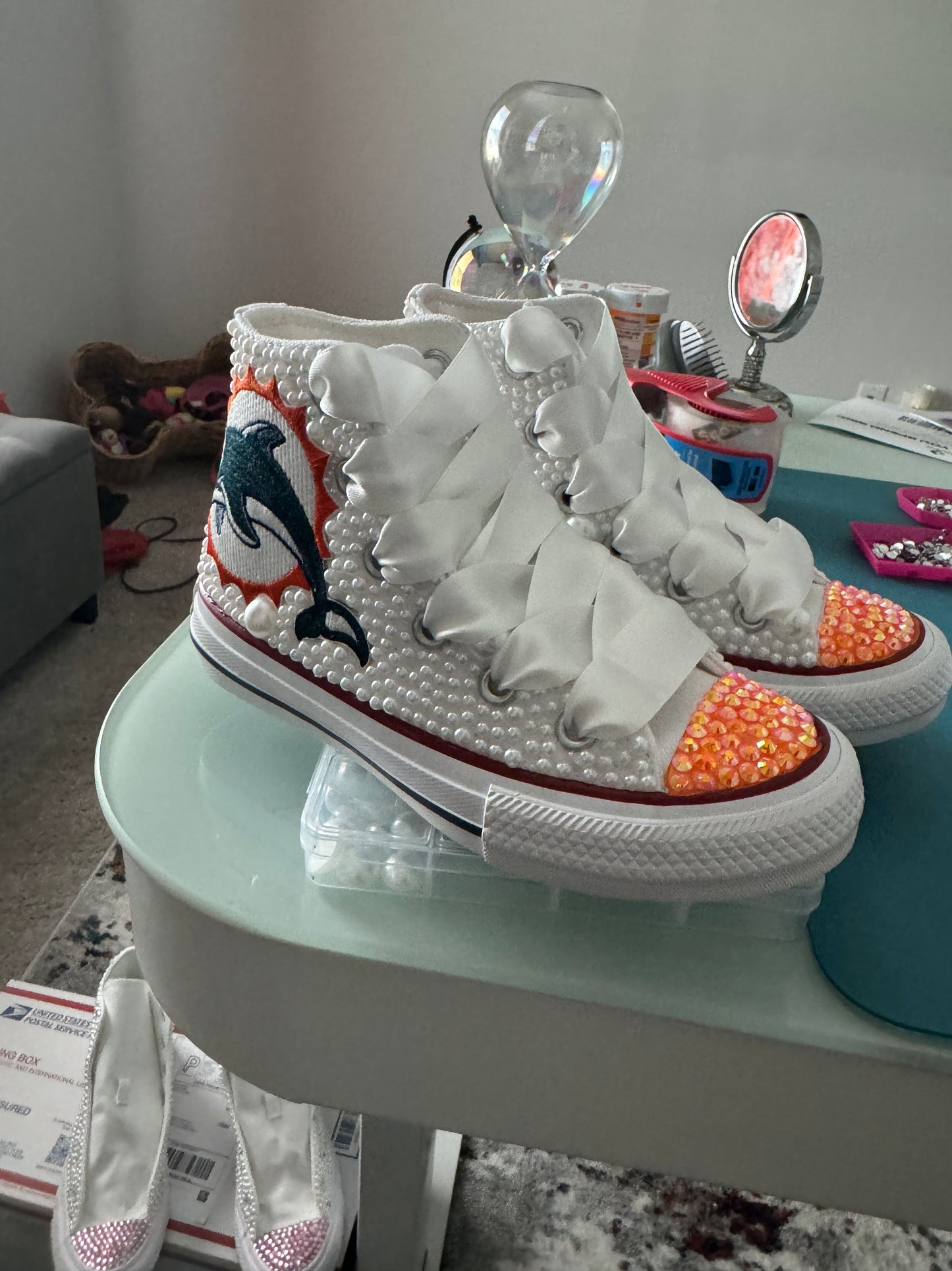 High Top Bling Converse