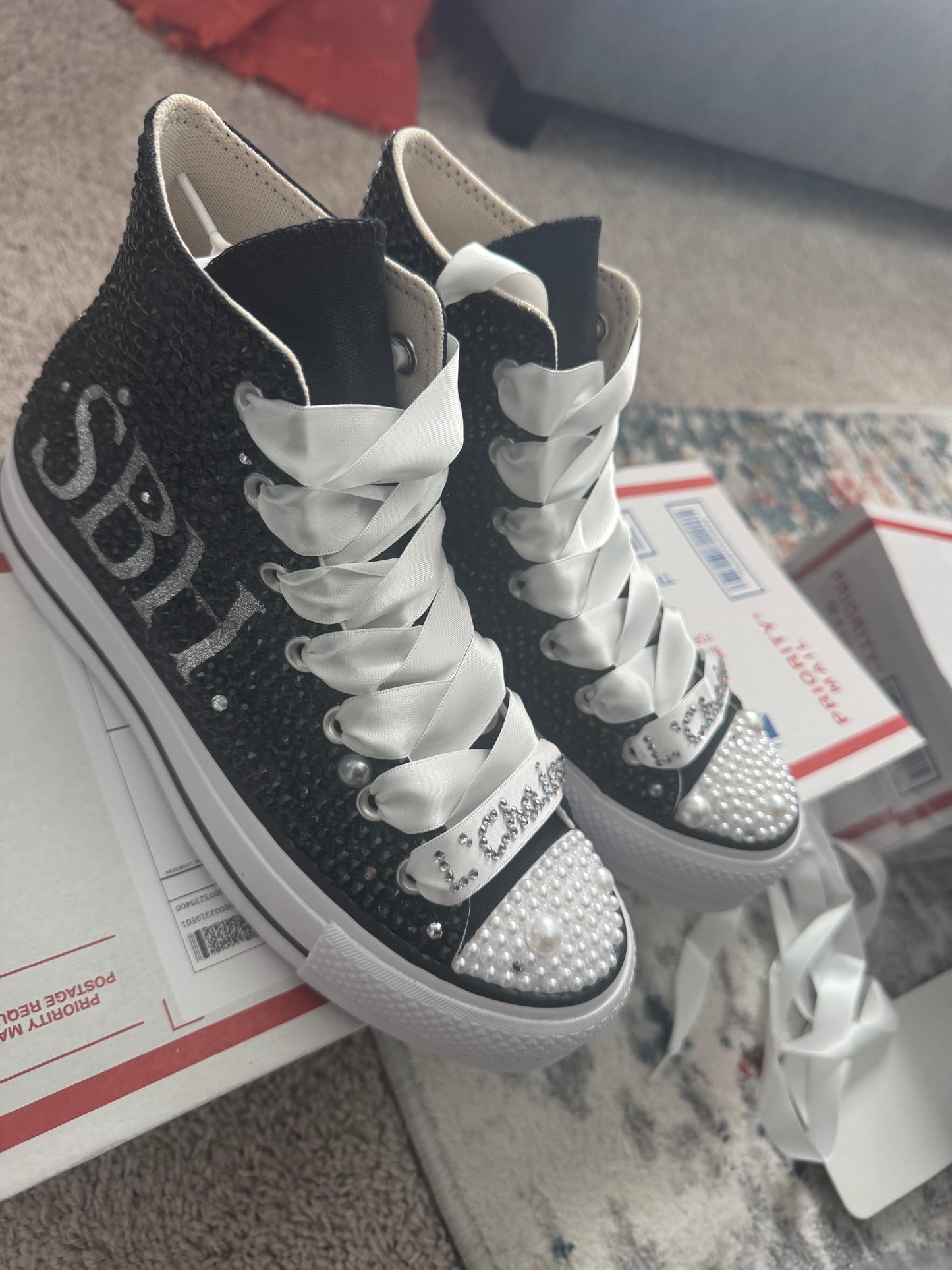 High Top Bling Converse