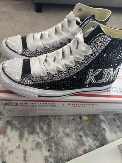 High Top Bling Converse
