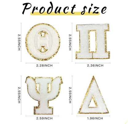 Greek Sticker Patches